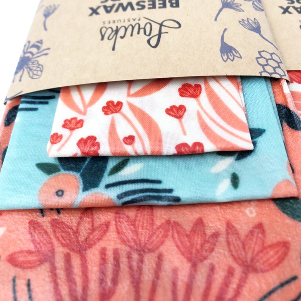 Organic Cotton Beeswax Wrap (Starter Pack) - Picture 5 of 6